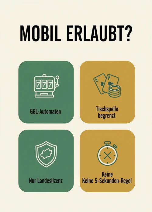 Person spielt Online Casino Tischspiele auf einem Smartphone